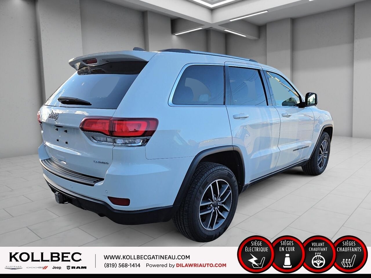 2021 JEEP GRAND CHEROKEE Laredo 4x4 White Ottawa & Gatineau - photo #14
