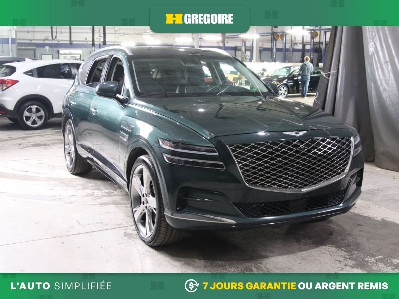2021 Genesis GV80 3.5T Advanced AWD AUTO A/C MAGS CUIR TOIT NAV CAM Grey