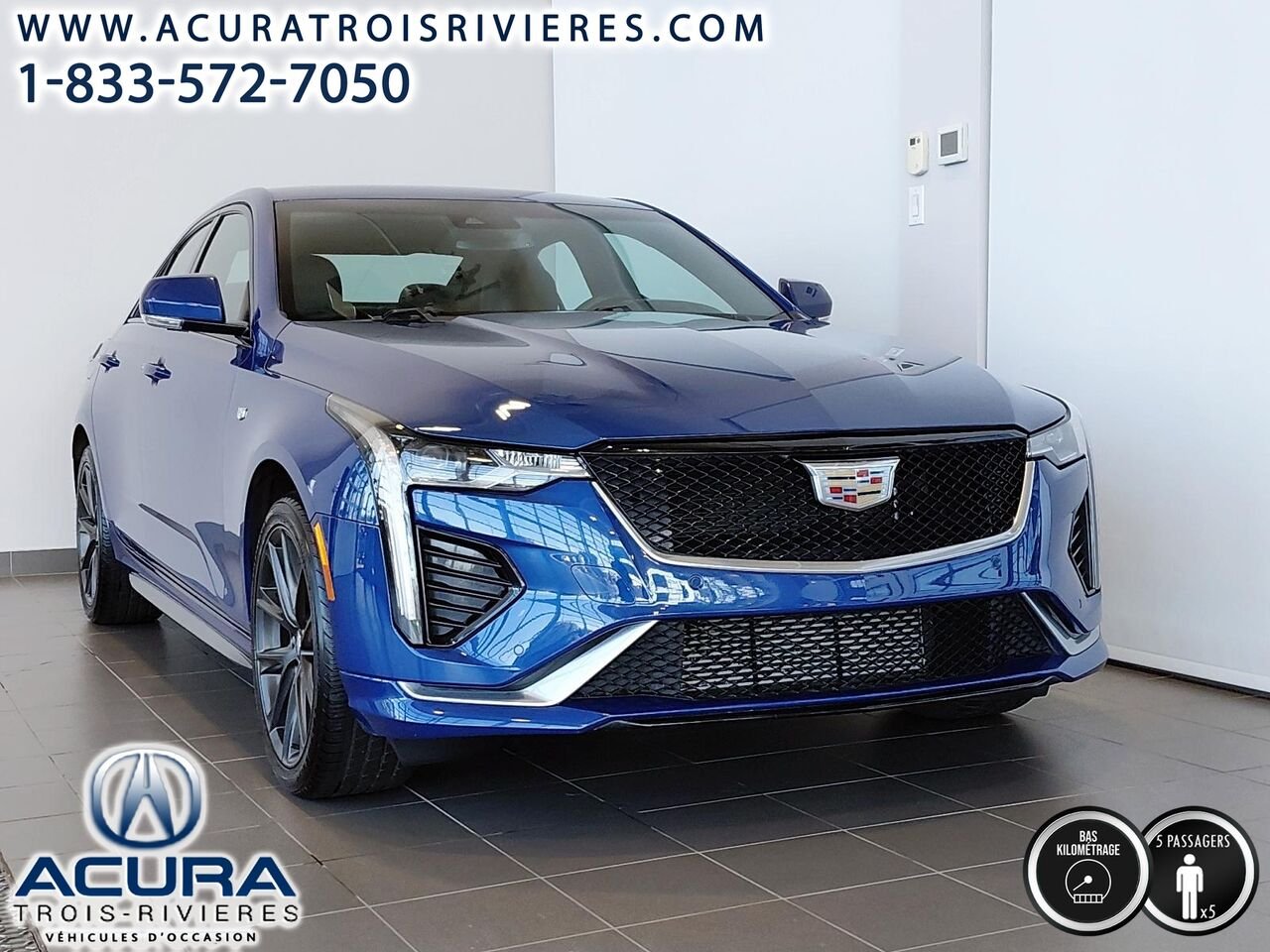 Cadillac CT4 SPORT AWD 2022 Bleu Trois-Rivières - photo #1