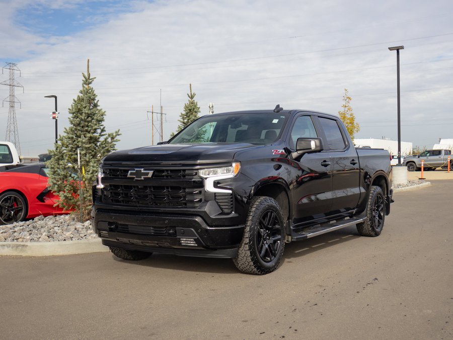 2024 Chevrolet Silverado 1500 RST Premium 5.3L Z71 | Leather Heated Bucket Seats Black
