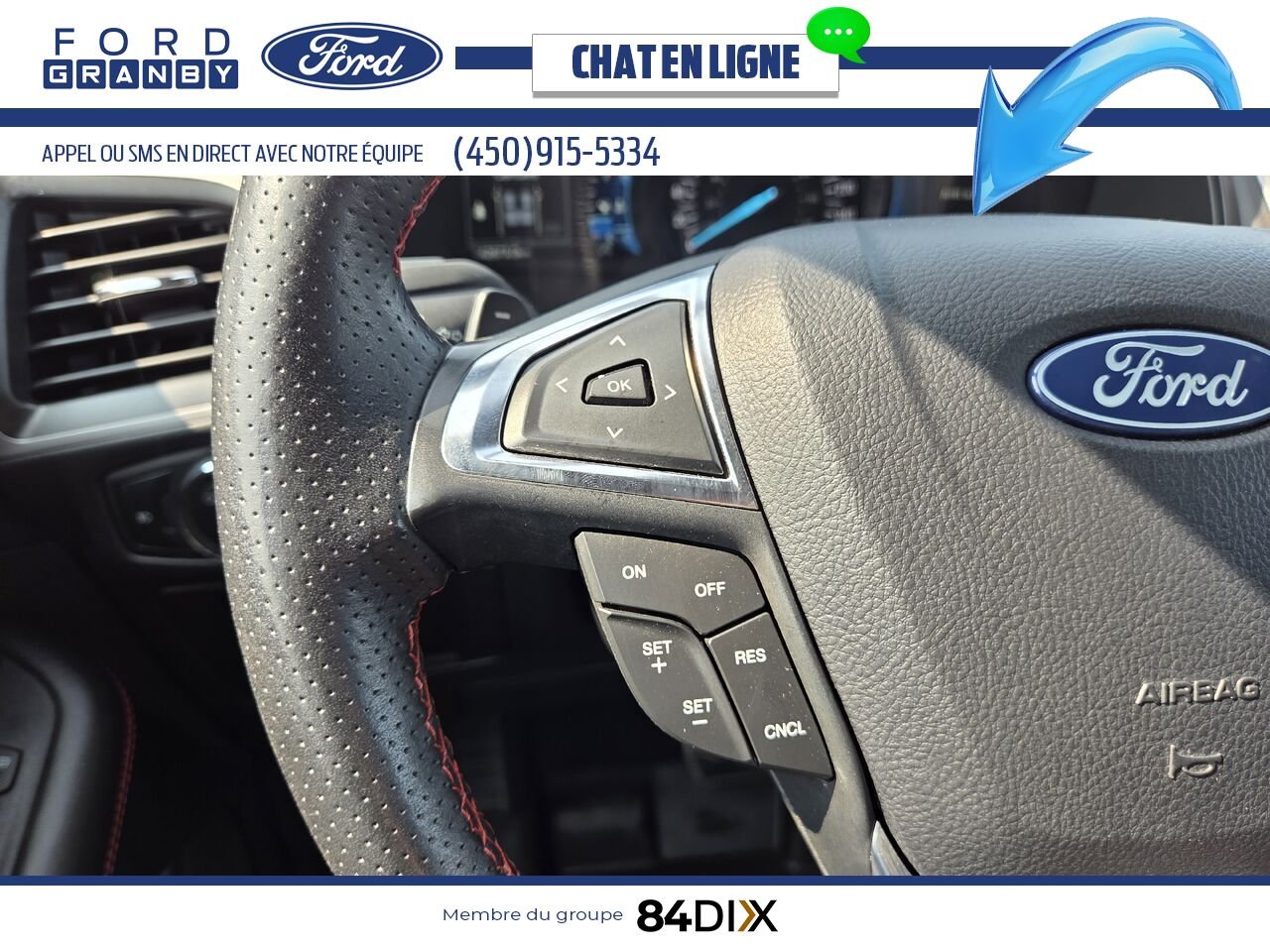 Ford Edge 2024 Blanc Granby - photo #10