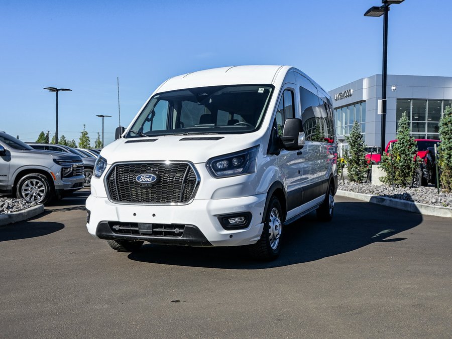 2026 Ford Transit Passenger Wagon XLT 302A AWD 3.5L EcoBoost 12 Passenger | Keyless Ignition White