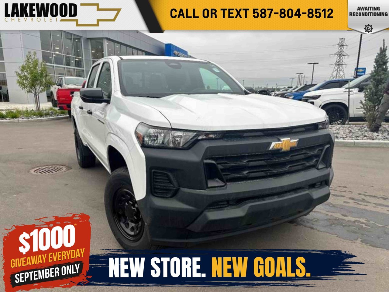 2024 Chevrolet Colorado 4WD Crew Cab WT White Sherwood Park - photo #0