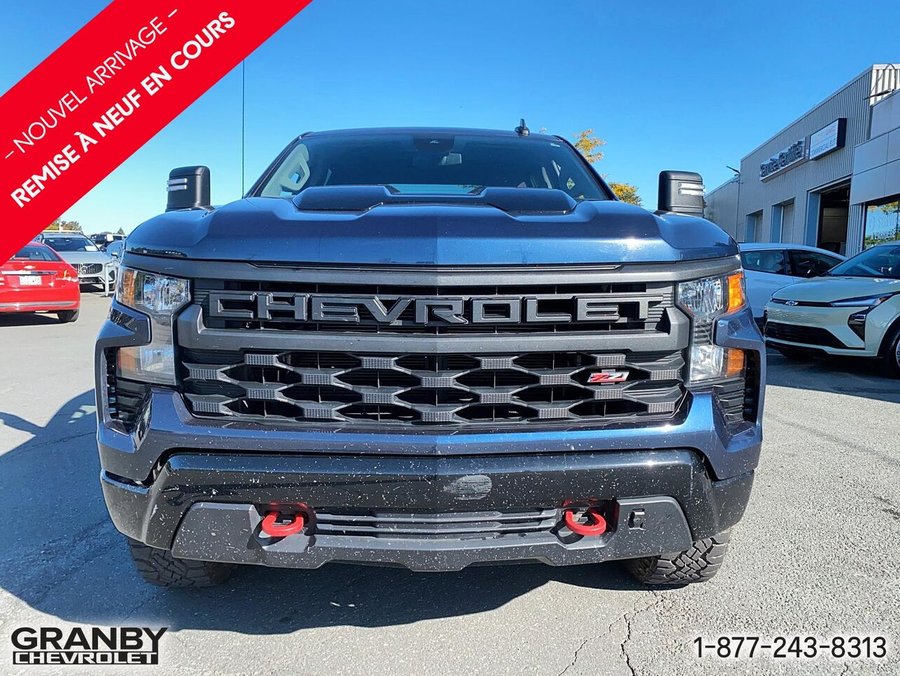 2023 Chevrolet Silverado 1500 Custom Trail Boss cabine multiplace 4RM 157 po Blue