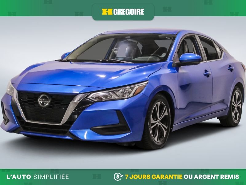 Nissan Sentra SV AUTO AC GR ELECT MAGS CAM RECUL BLEUTOOTH 2020 Bleu