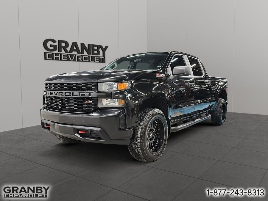 2019 Chevrolet Silverado 1500 Custom Trail Boss cabine multiplace 4RM 157 po Black
