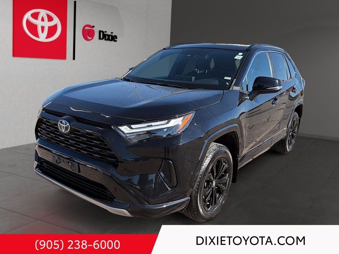 2023 Toyota RAV4 Power Sunroof, Heated Seats, Alloy Wheels, Heated Steering Wheel, Bluetooth Midnight Black Metallic Mississauga - photo #0