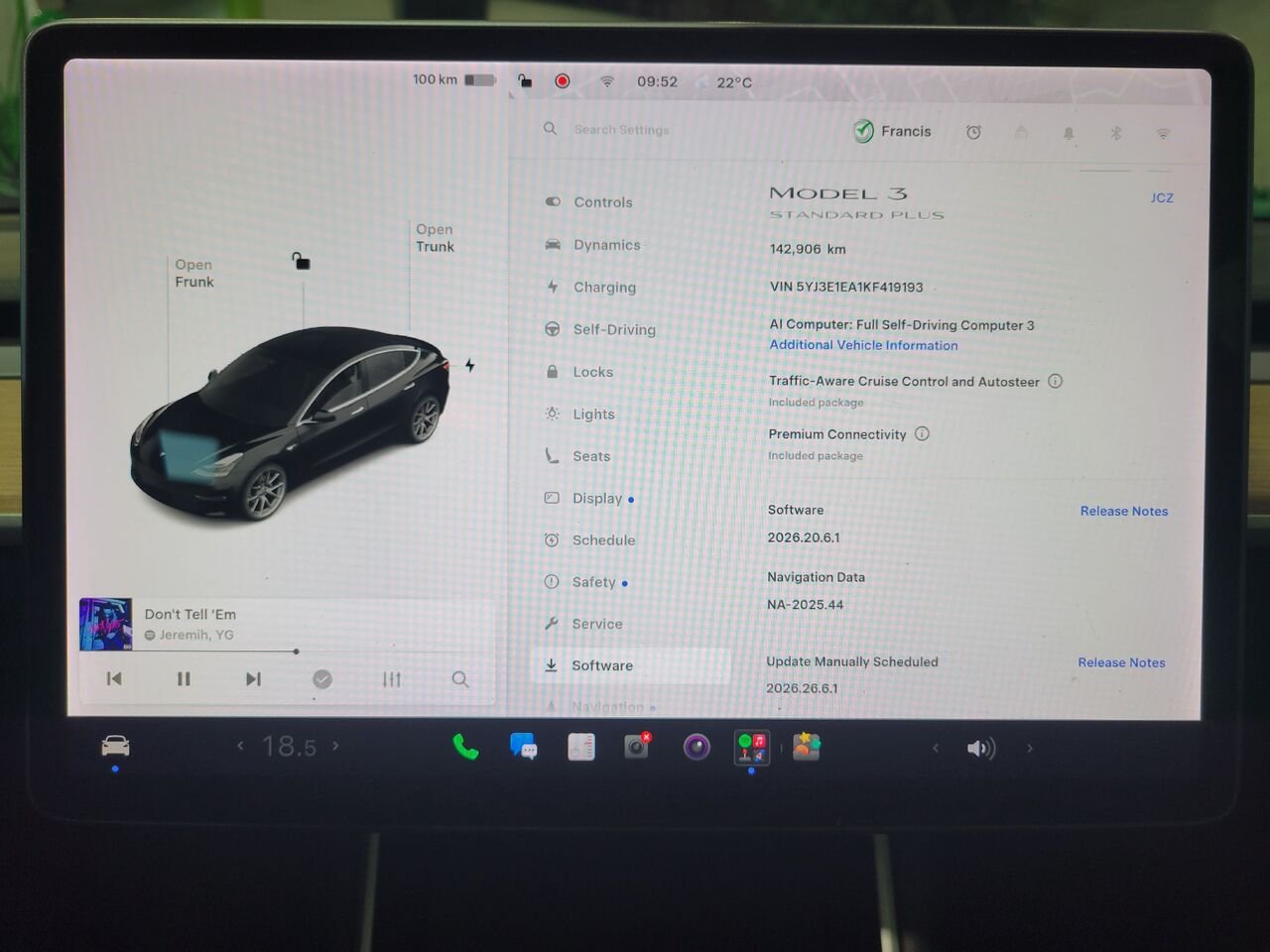 Tesla Model 3 2019 Noir Longueuil, - photo #18