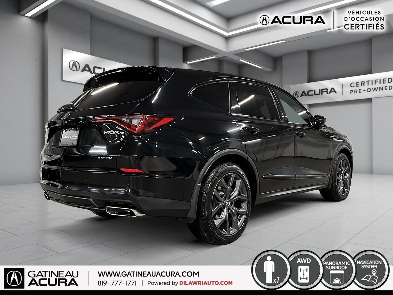 Acura MDX A-Spec SH-AWD 2022 Noir Gatineau - photo #15