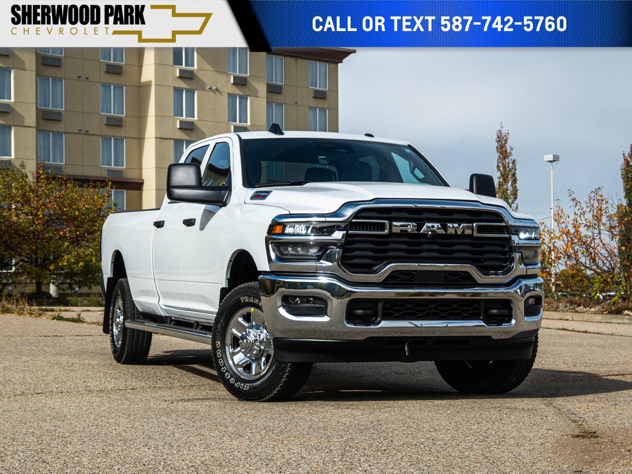 2025 Ram 2500 Tradesman 4x4 Crew Cab 8' Box White Sherwood Park - photo #0