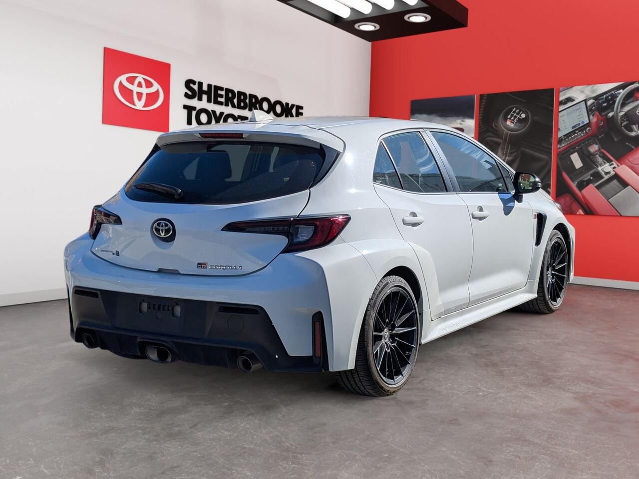 2025 Toyota GR Corolla JTNABAAE0SA021308 White Sherbrooke - photo #3