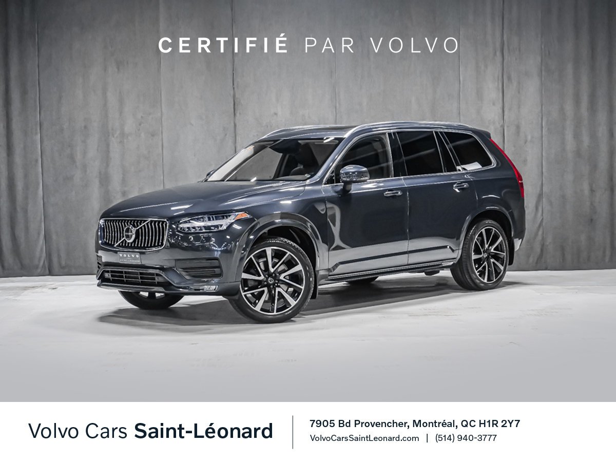 2022 Volvo XC90 T6 MOMENTUM CLIMAT Grey Montreal - photo #0