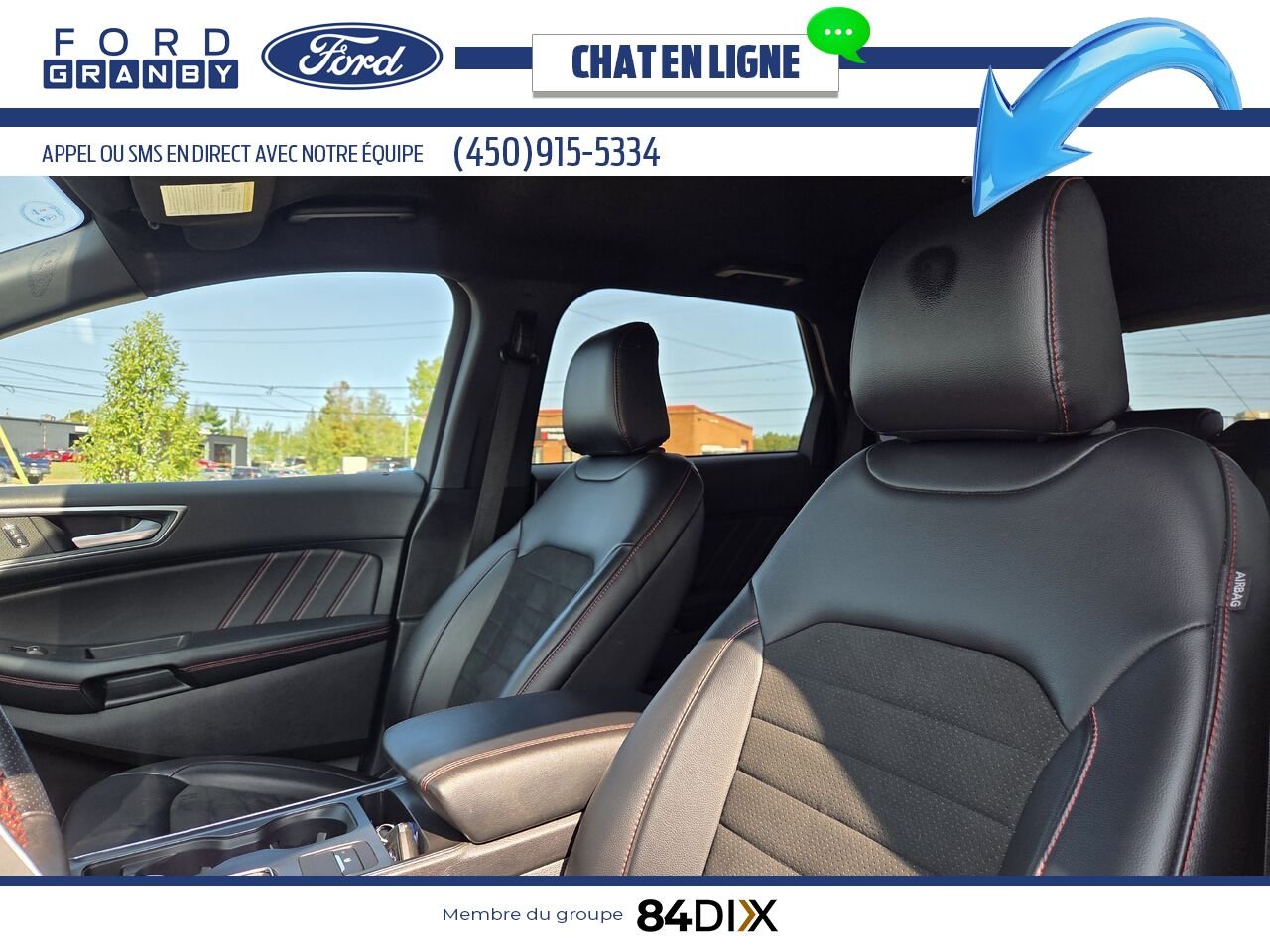 Ford Edge 2024 Blanc Granby - photo #20