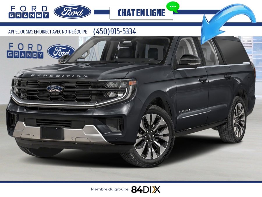 Ford Expedition 2025 Noir agate métallisé