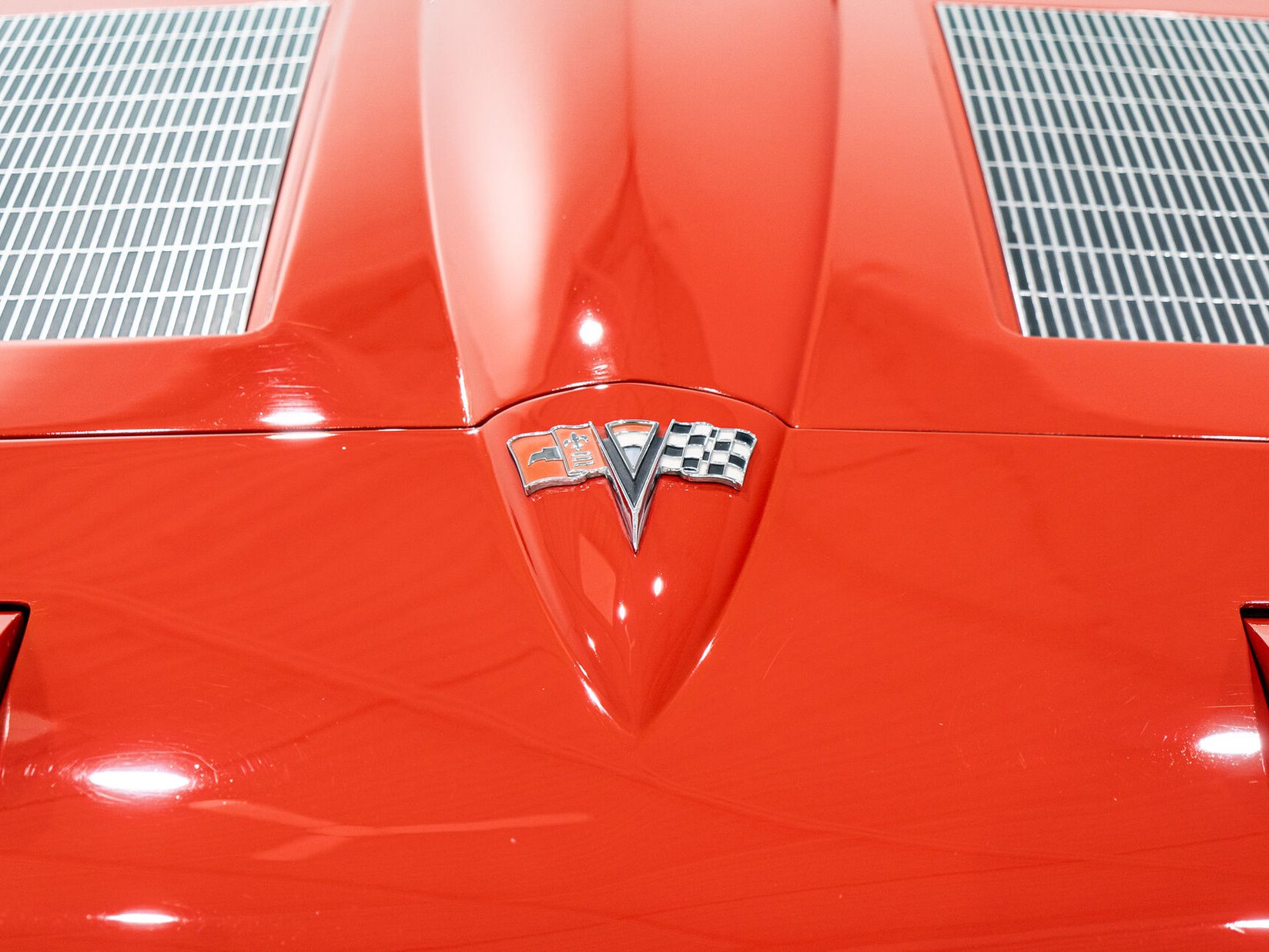 Chevrolet Corvette Split window matching# 327 Factory A/C | PRICE IN USD 1963 Rouge Montréal - photo #38