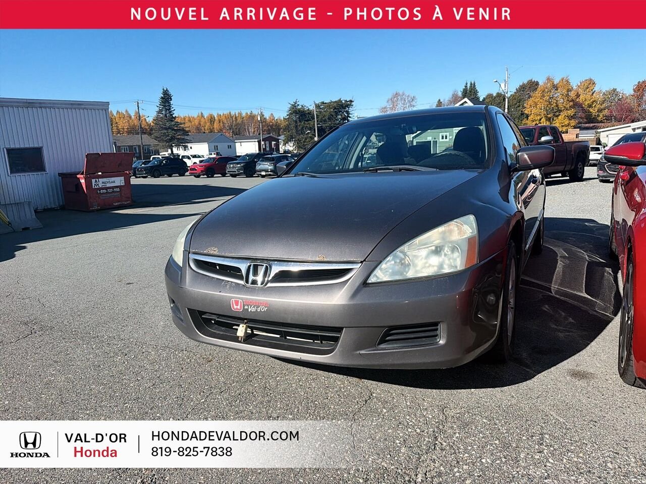 2007 Honda Berline Accord 4 portes, 4 cyl. en ligne, boîte manuelle, DX-G Val-d'Or - photo #0