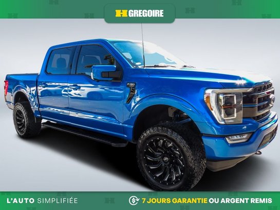 2021 Ford F150 LARIAT Blue