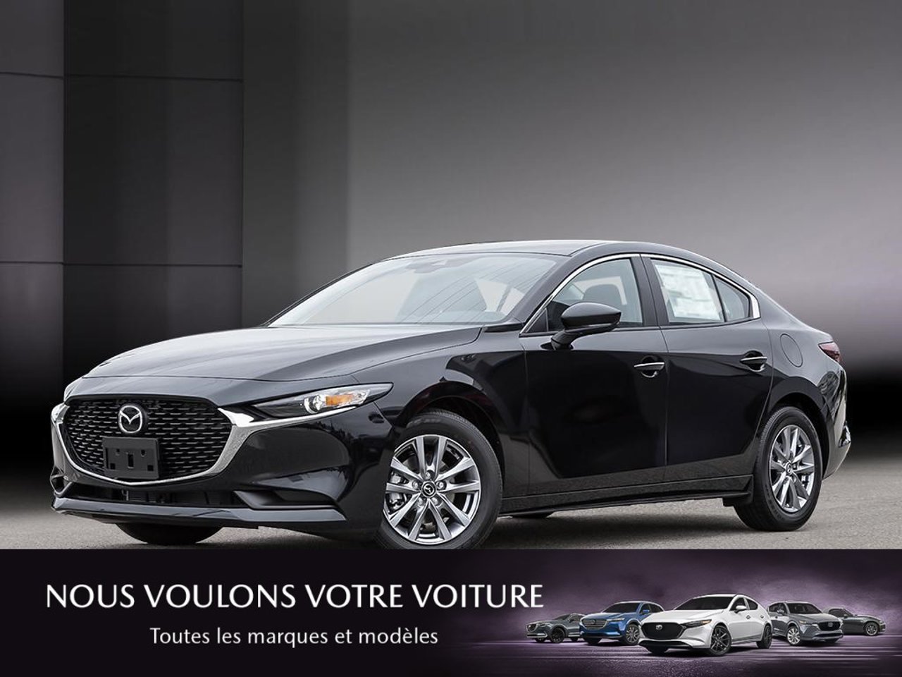 2026 Mazda Mazda3 3MZBPACL2TM517881 Jet Black Mica Mirabel - photo #0