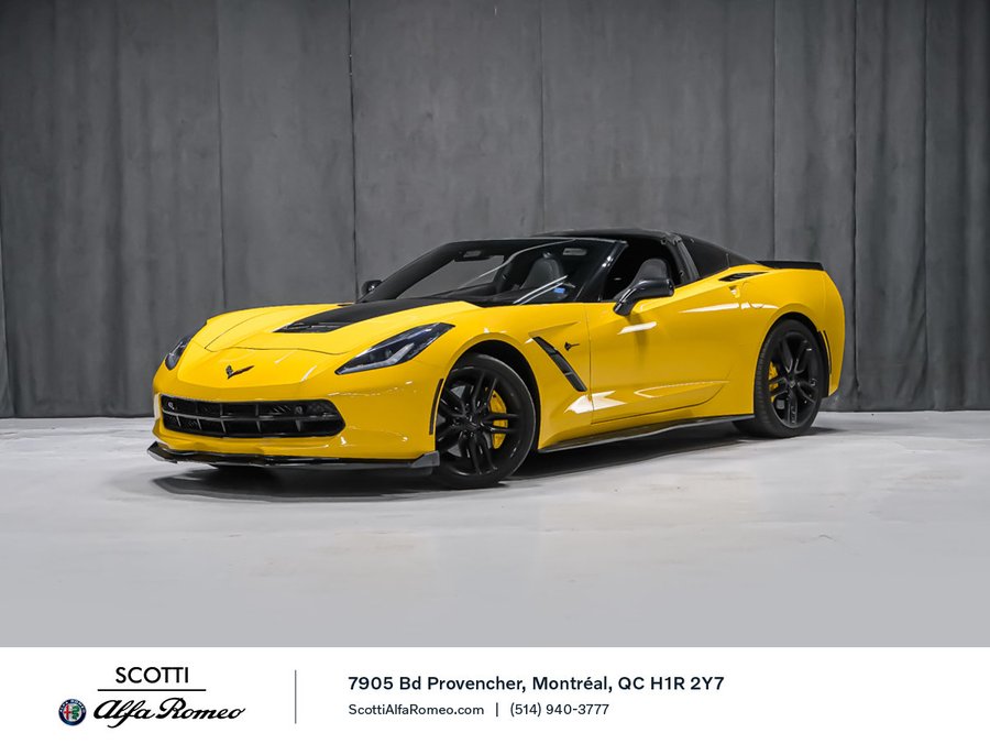2019 Chevrolet Corvette Z51 2LT Yellow