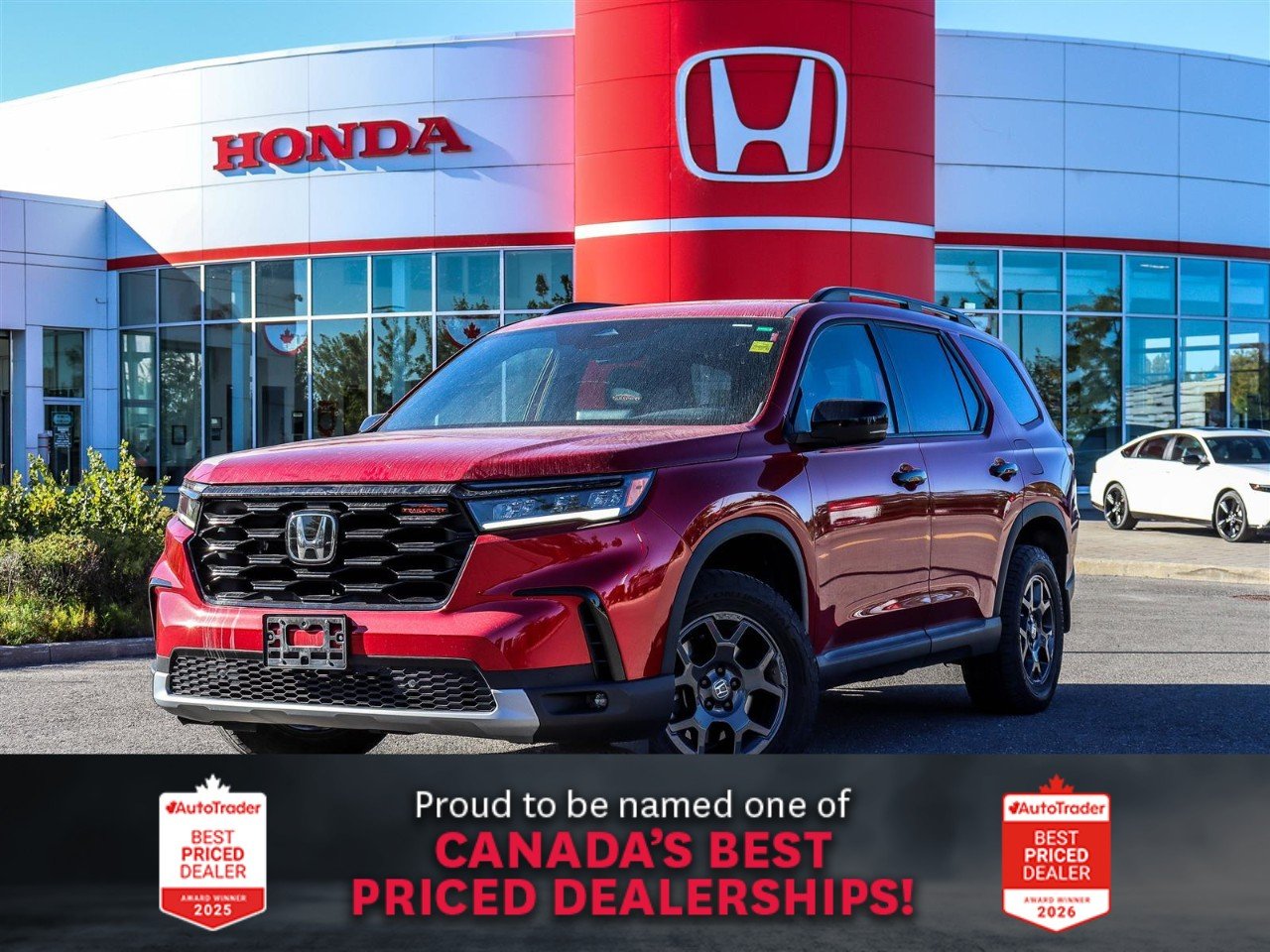 Honda Pilot TrailSport AWD 2023 Red Ottawa & Gatineau - photo #0