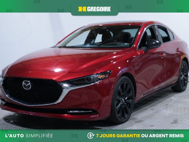 Mazda 3 GT w/Turbo AWD AUTO AC CUIR TOIT NAV CAM RECULE 2024 Rouge