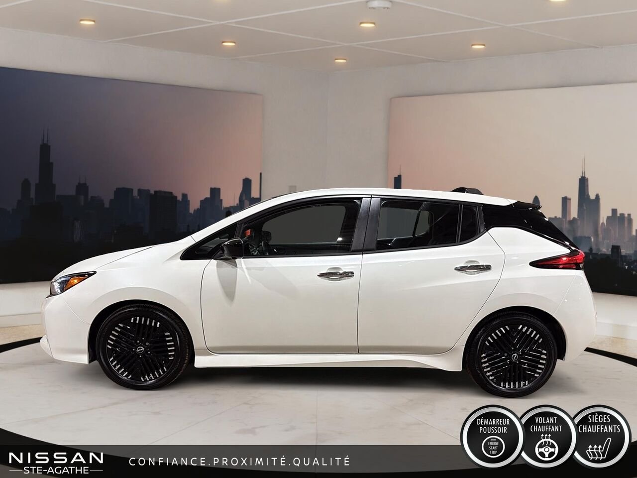 Nissan LEAF 2024 Blanc Ste-Agathe des Monts - photo #5