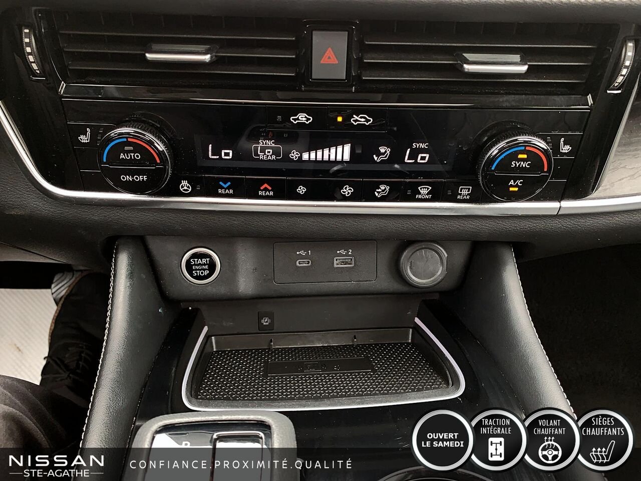Nissan Rogue Platine | TOIT PANORAMIQUE | CUIR | AWD | CLIM 2 ZONES | 2023 Blanc Saint-Jérôme - photo #19