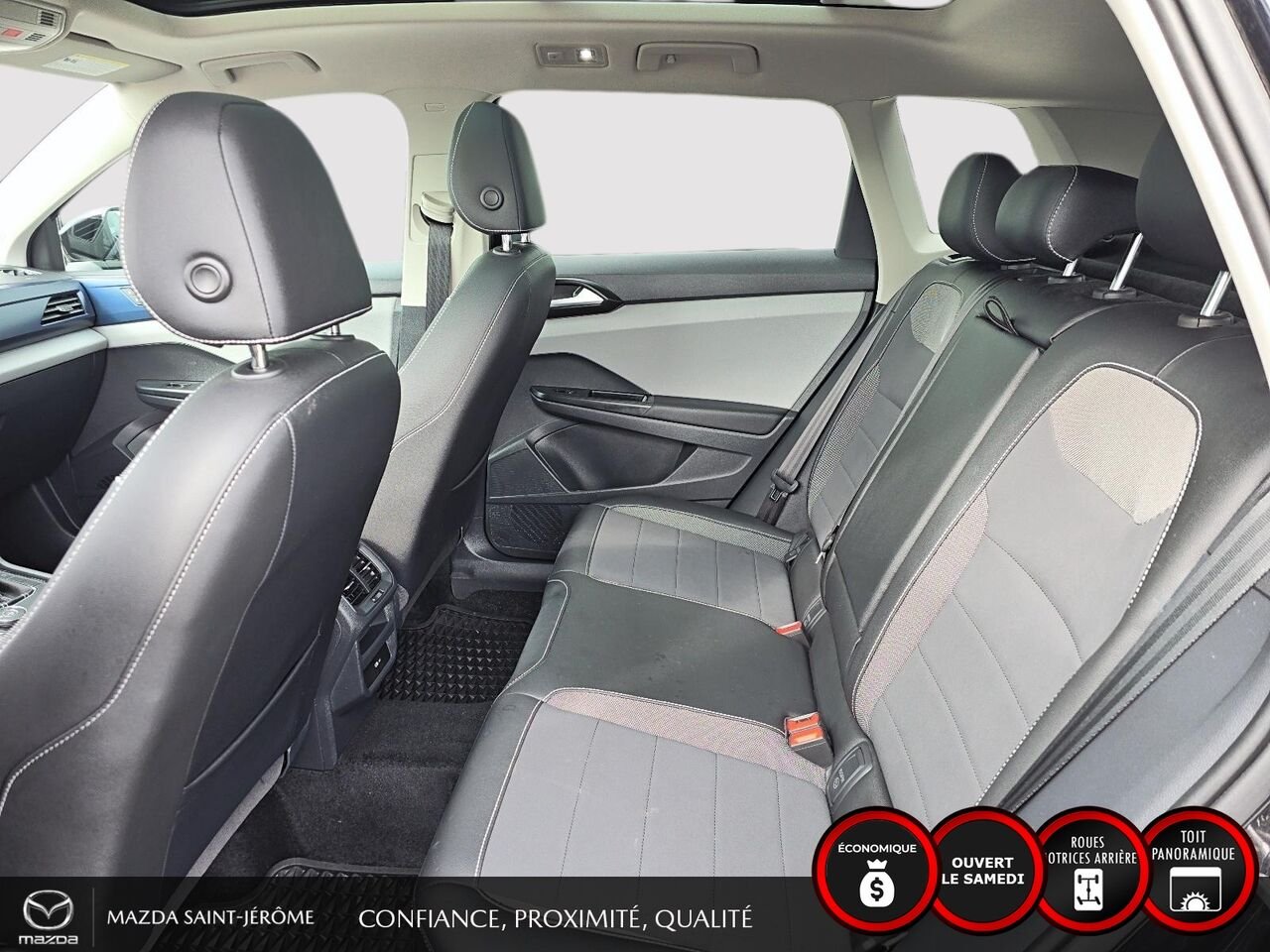 Volkswagen Taos Comfortline 4MOTION | TOIT PANORAMIQUE | MAGS | CUIR | 2023 Noir Saint-Jérôme - photo #20