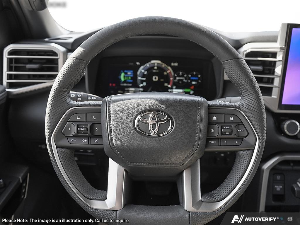 Toyota Tundra Platinum hybride CrewMax 4x4 2026 Noir minuit métallisé Sherbrooke - photo #12