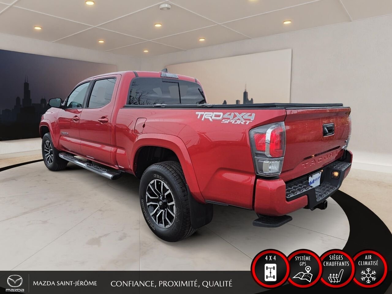 2021 Toyota Tacoma TRD SPORT | 1 PROPRIÉTAIRE | CREWCAB | V6 | 4X4 | AUTOMATIQUE Red Saint-Jérôme - photo #9
