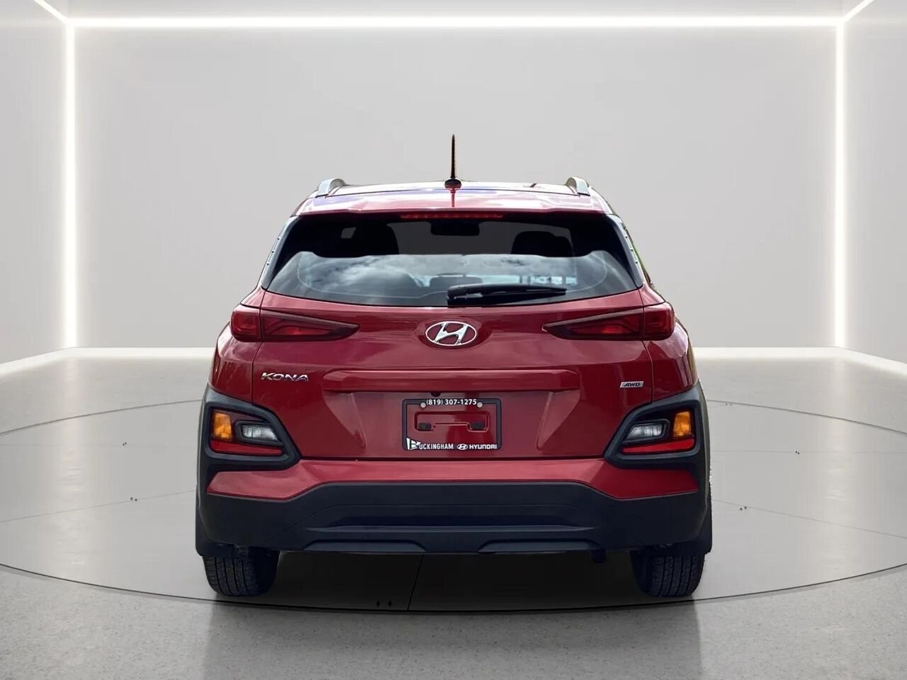 2019 HYUNDAI KONA ESS AWD 2.0L Essential TI Red Gatineau - photo #3