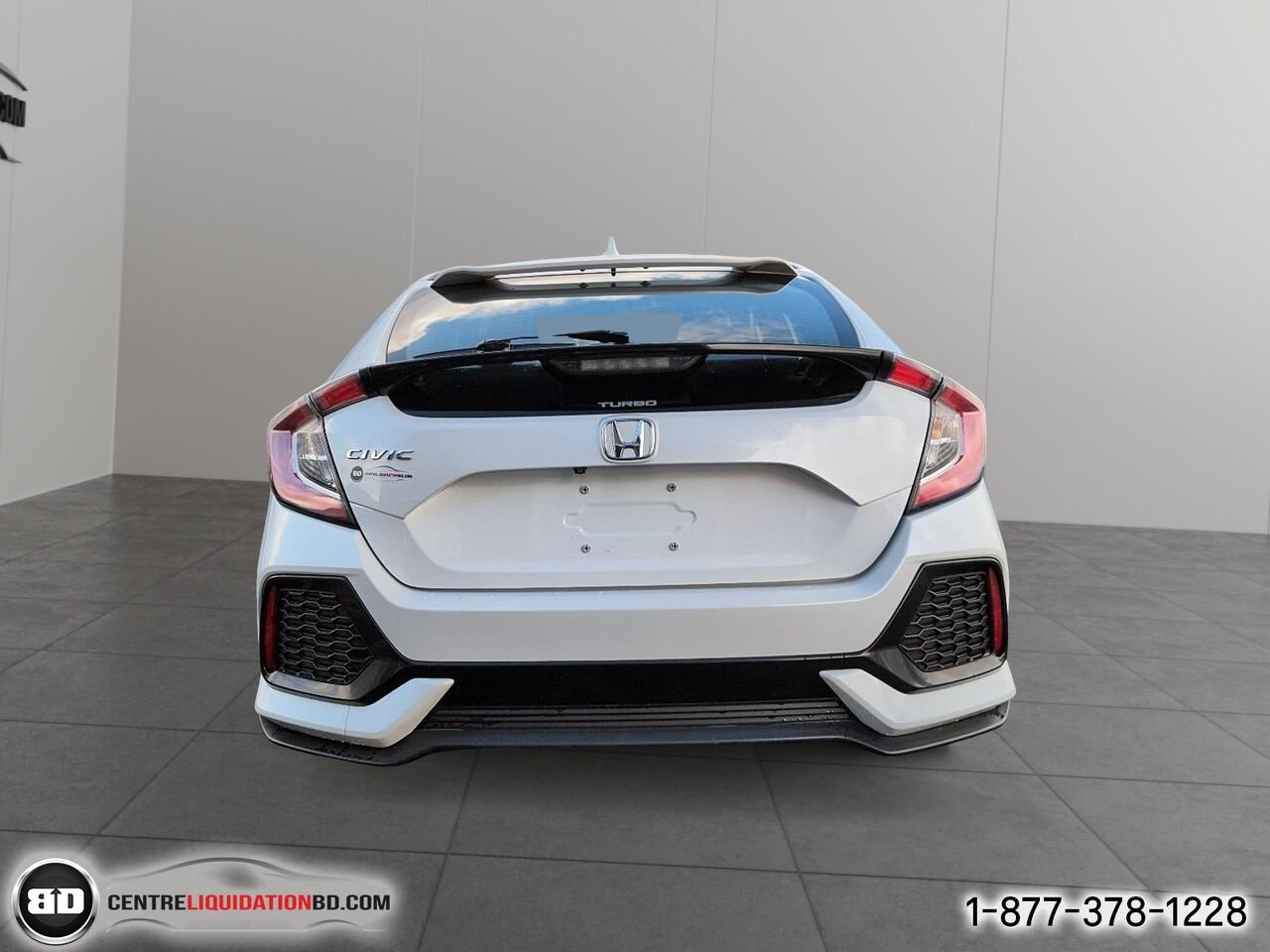 2017 Honda Civic Hayon LX CVT 5 portes | BD0438 White Granby - photo #6