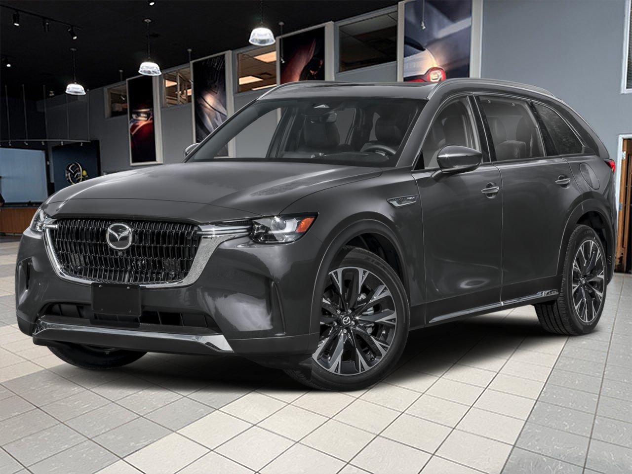 2026 MAZDA CX-90 PHEV Machine Grey Metallic Notre-Dame-des-Prairies - photo #0