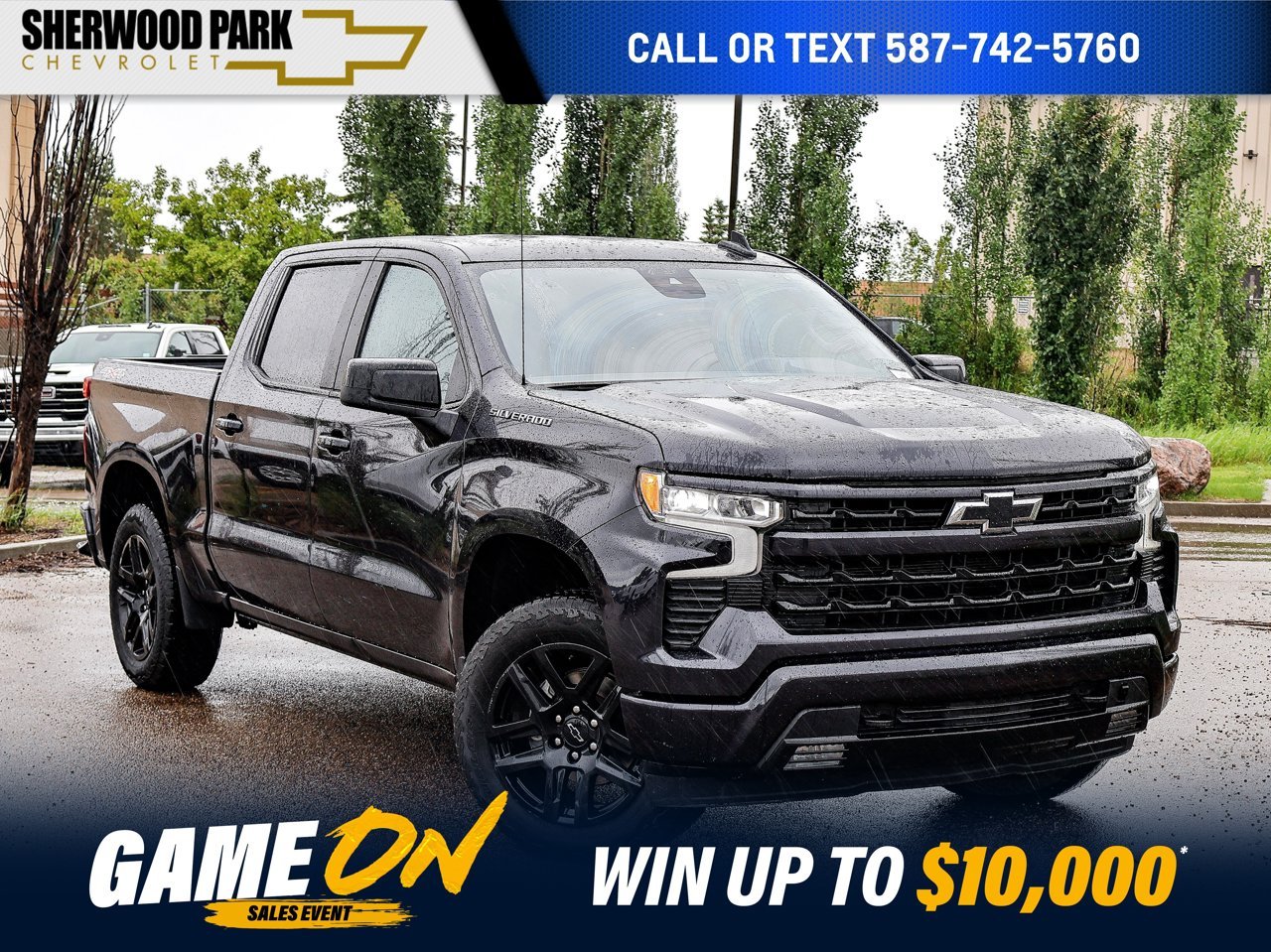 2024 Chevrolet Silverado 1500 4WD Crew Cab 147 RST Black Sherwood Park - photo #0