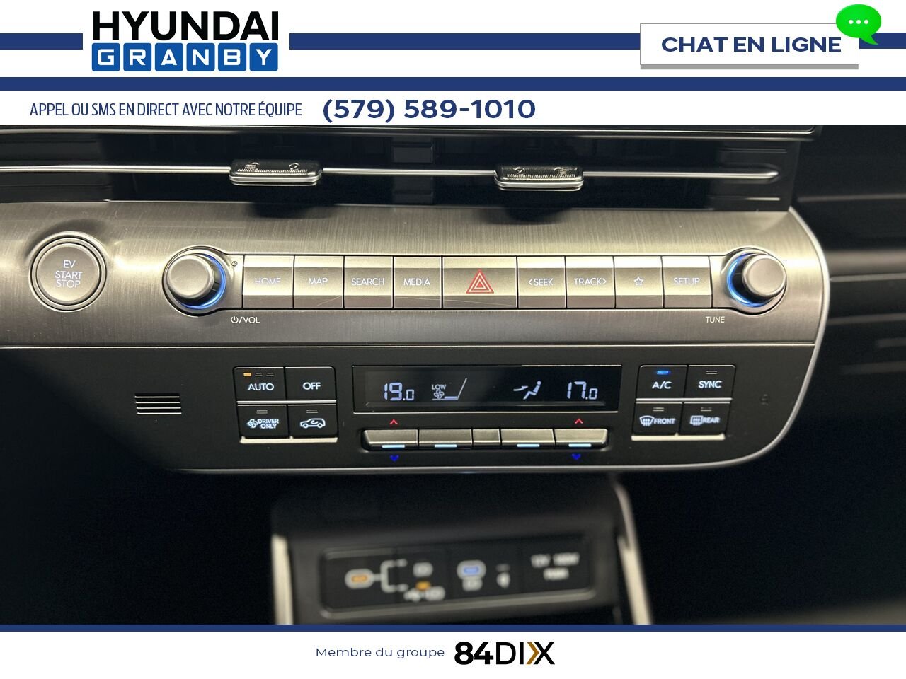 Hyundai Kona électrique 2025 Bleu Granby - photo #16