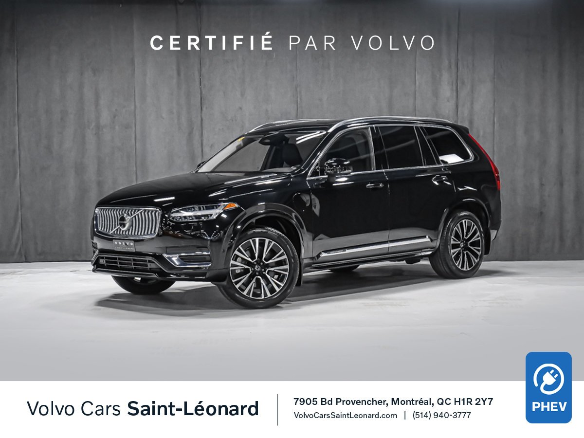 Volvo XC90 Recharge T8 PLUS BRIGHT 2024 Noir Montréal - photo #0