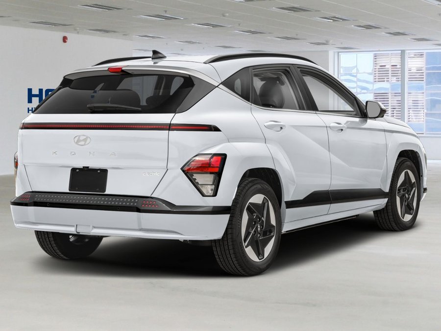 2027 Hyundai Kona Electric Preferred TA avec ensemble Trend Atlas White
