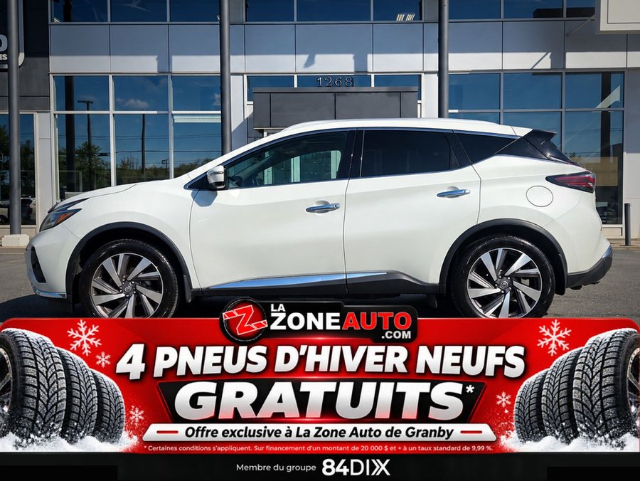 Nissan Murano SL AWD + SIÈGES CHAUFFANTS 2020 Blanc