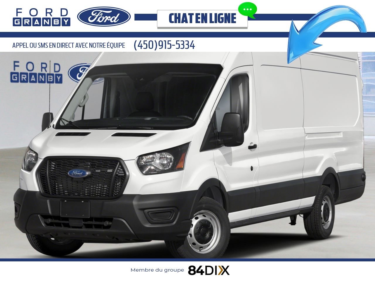 2025 Ford Transit Cargo Van Oxford White Granby - photo #0