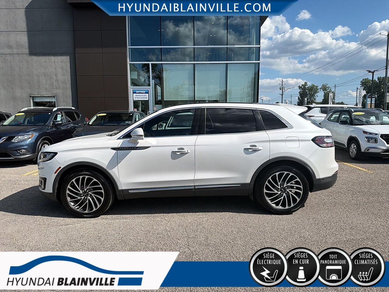 2019 Lincoln Nautilus White Blainville - photo #6