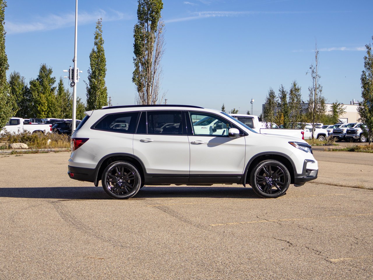 2020 Honda Pilot Black Edition AWD White Sherwood Park - photo #13