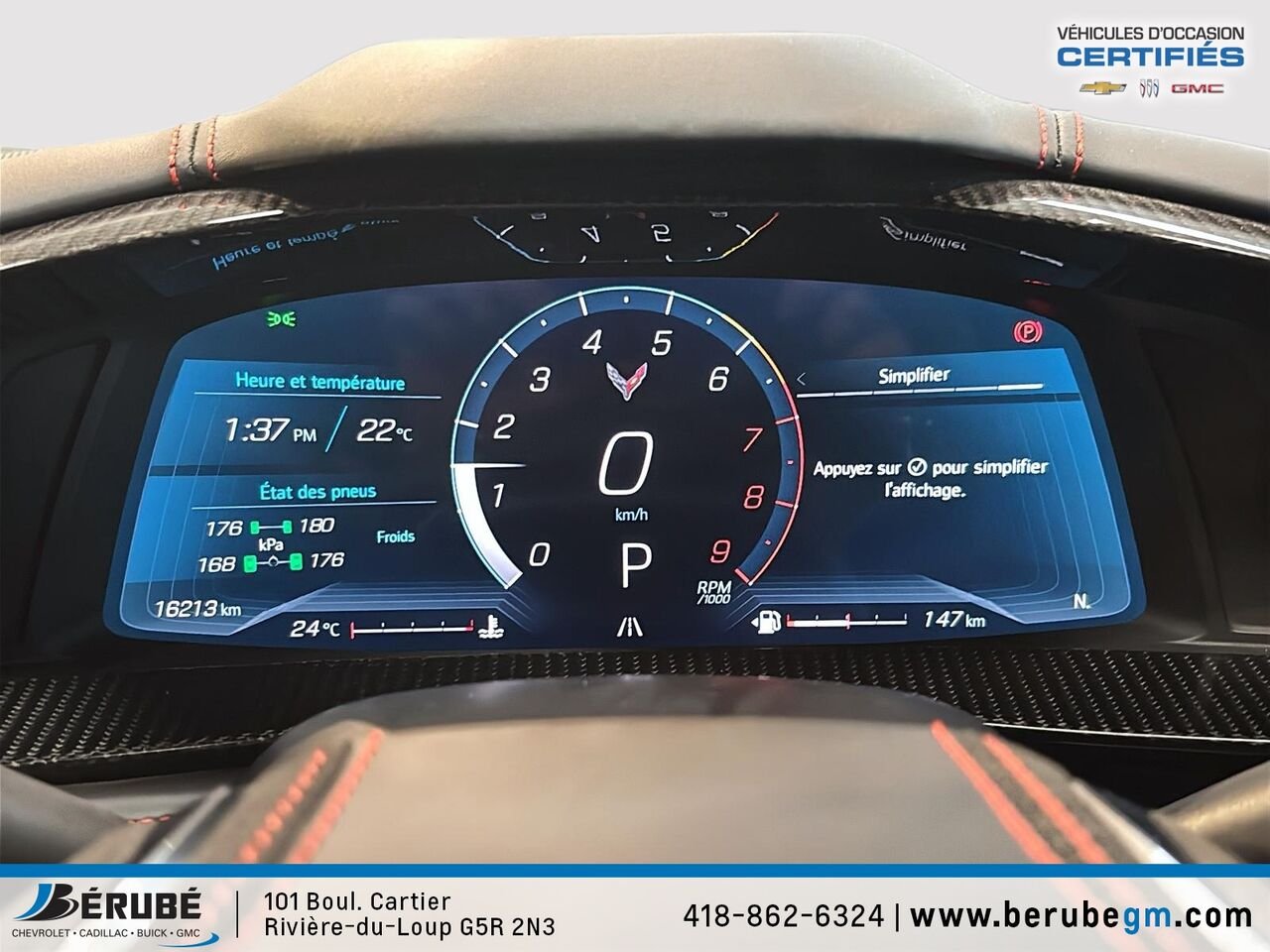 2024 CHEVROLET CORVETTE Z06 cabriolet 2 portes avec 3LZ Grey Rivière-du-Loup - photo #14