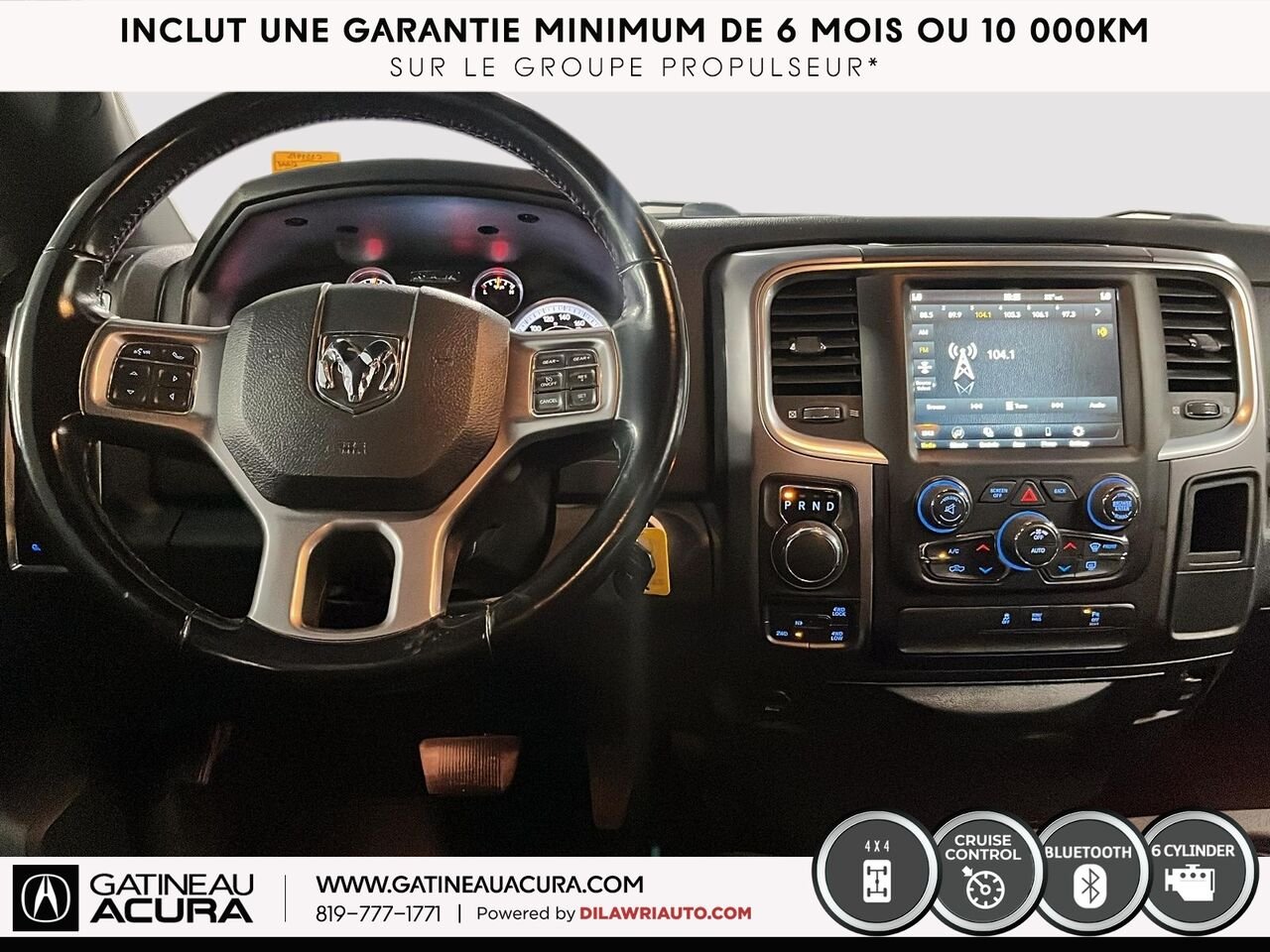 Ram 1500 Classic Warlock Quad Cab 4x4 2021 Bleu Gatineau - photo #2