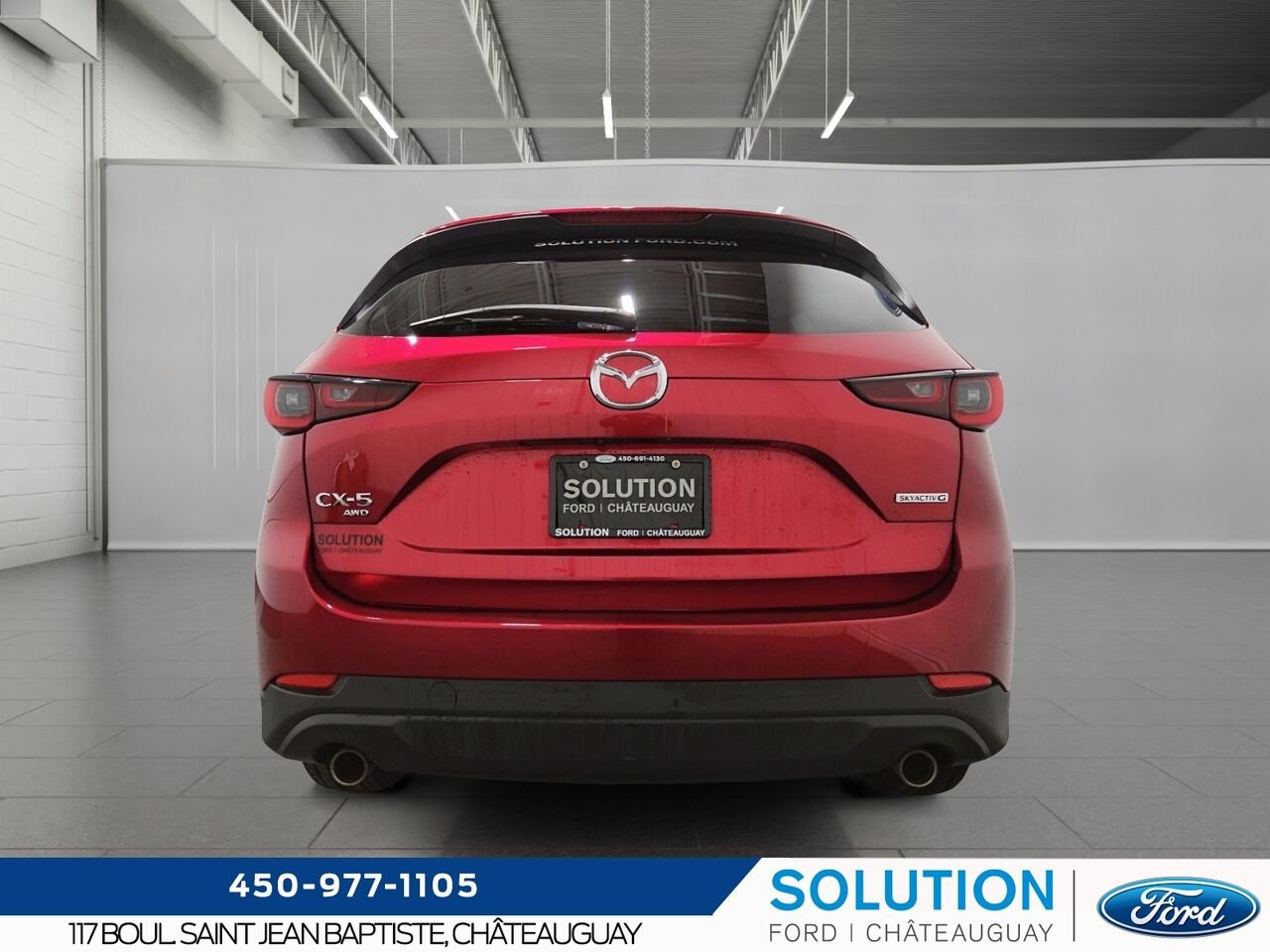 Mazda CX-5 GS + AWD + 2.5L + 187 HP + FIABLE 2024 Rouge Châteauguay - photo #4