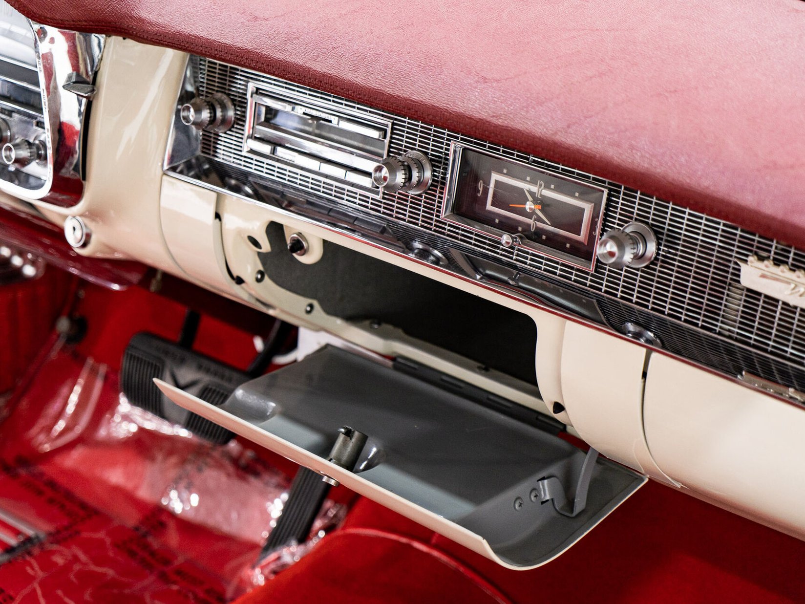 Cadillac Eldorado Seville With Factory A/C | PRIX EN USD 1956 Blanc Montréal - photo #62