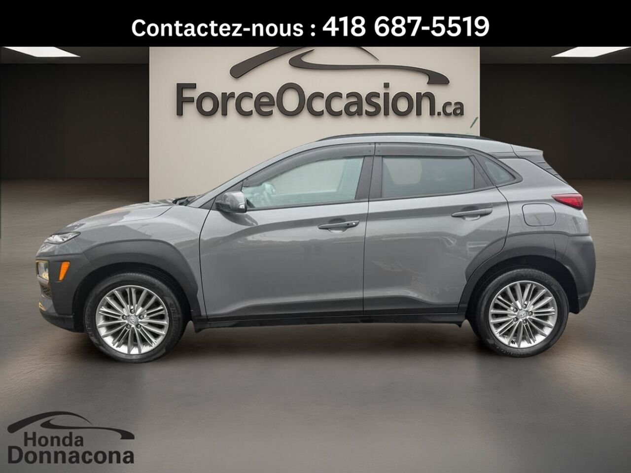 Hyundai Kona 2021 Gris Donnacona - photo #8