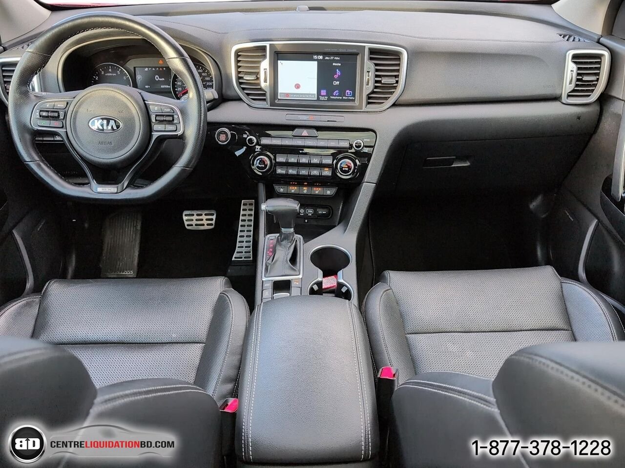 Kia Sportage SX Turbo TI avec noir | BD0036 2018 Rouge Granby - photo #15