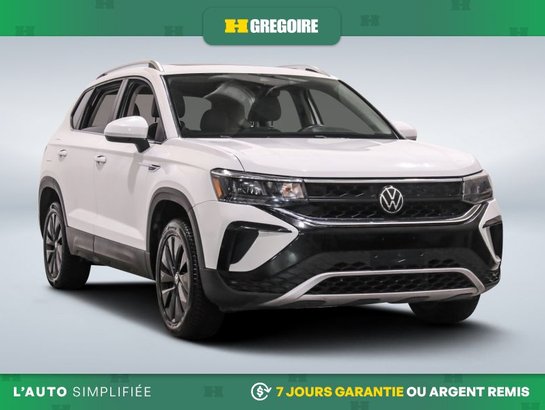 2024 Volkswagen Taos Comfortline AUTO A/C CUIR TOIT MAGS CAM RECUL BLEU White