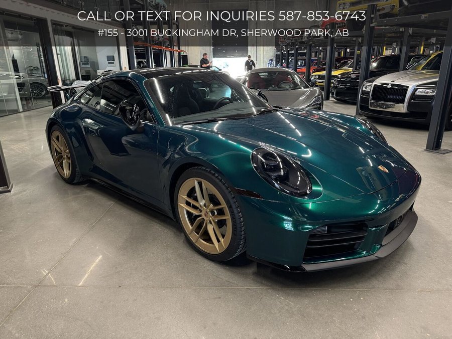 2025 Porsche 911 Carrera S | Sport Exhaust System | Front Axle Lift | HD-LED Matrix Lights | 18 Way Adjustable Seats Black
