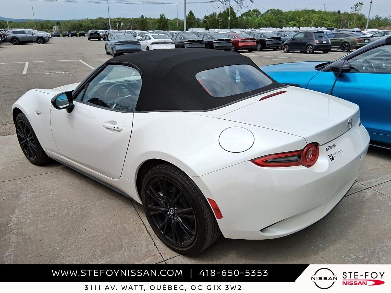 2025 Mazda MX-5 GS-P MIATA CLUB White Ste-Foy - photo #1